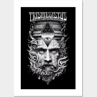 Hermes Trismegistus - Hermeticism, Thrice-great, occult, esoteric Posters and Art